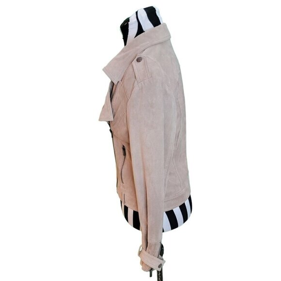 Blanc Noir Suede Zip-up Jacket XS - Picture 6 of 10